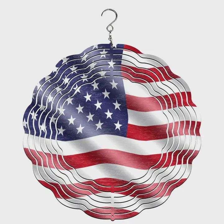 US Flag Windspinner