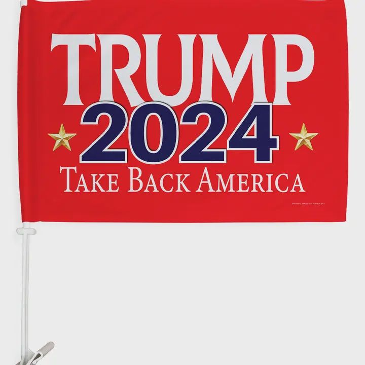 Trump 2024 Take Back Car Flag