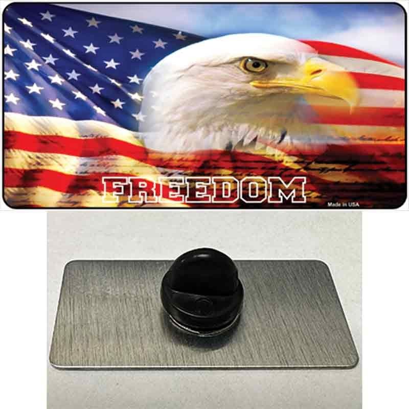 Metal lapel Pin, Pattern: Eagle Freedom
