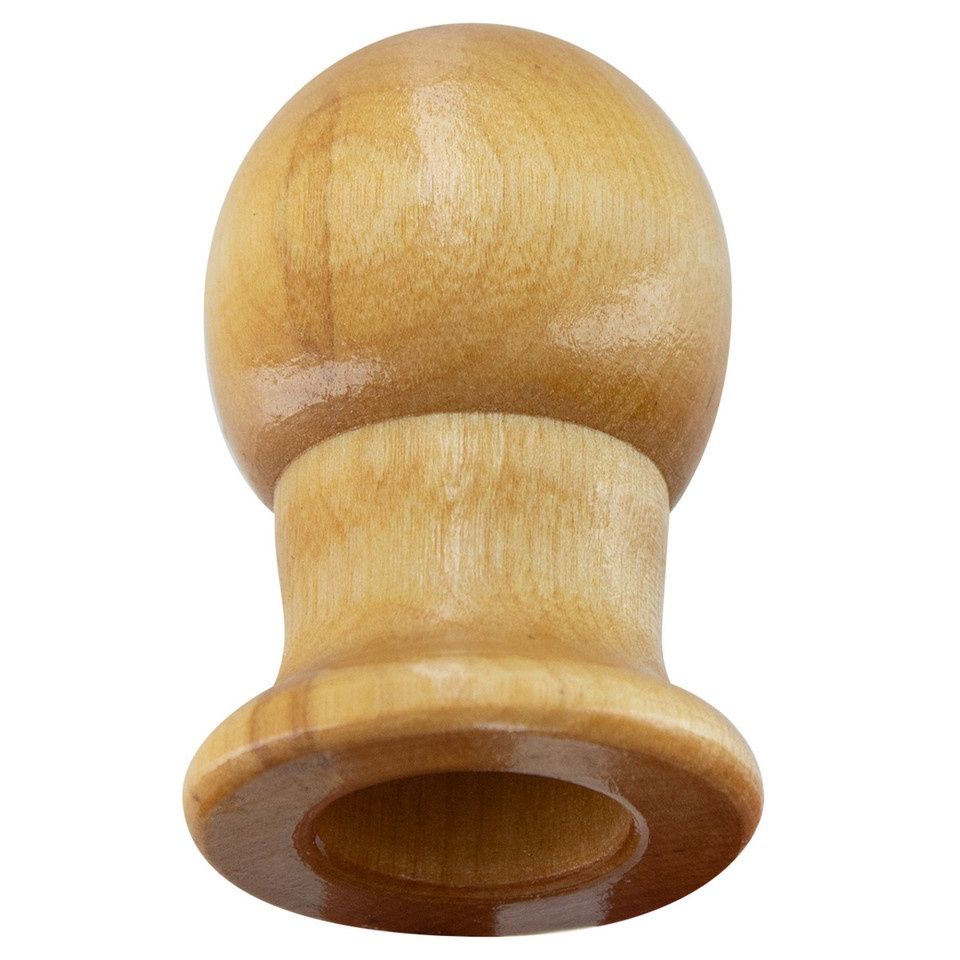 Wooden Ball Finial Ornament