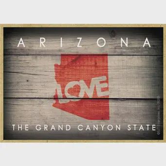 Arizona Love Wood Sign