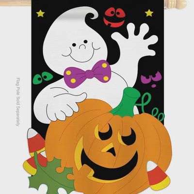 Friendly Ghost House Flag