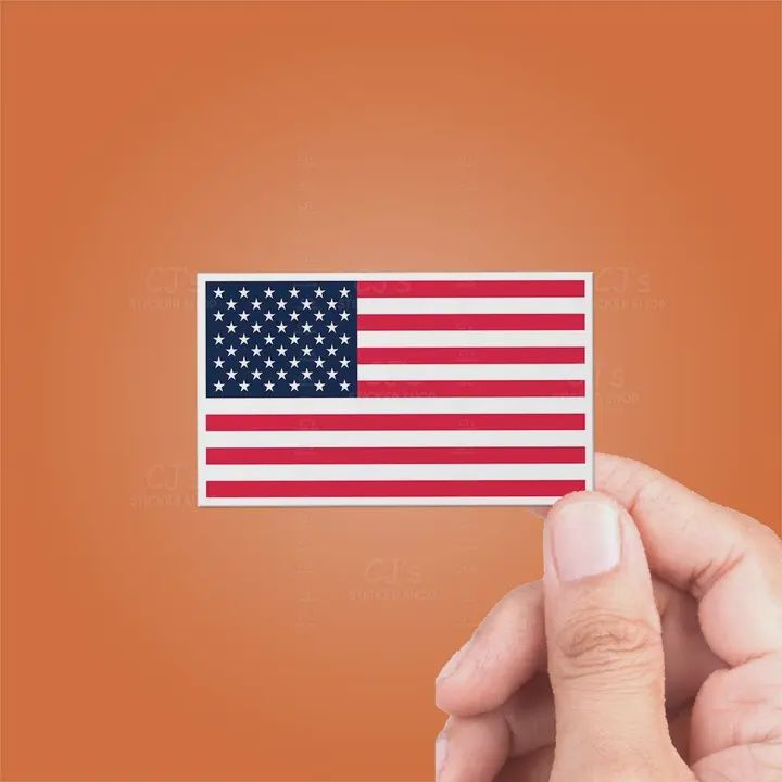 US Flag Sticker