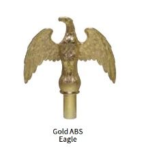Gold Styrene Eagle for Indoor Pole