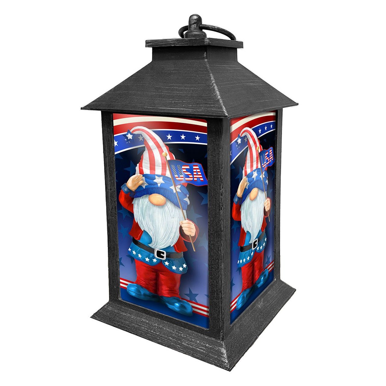Patriotic Gnomes Lantern