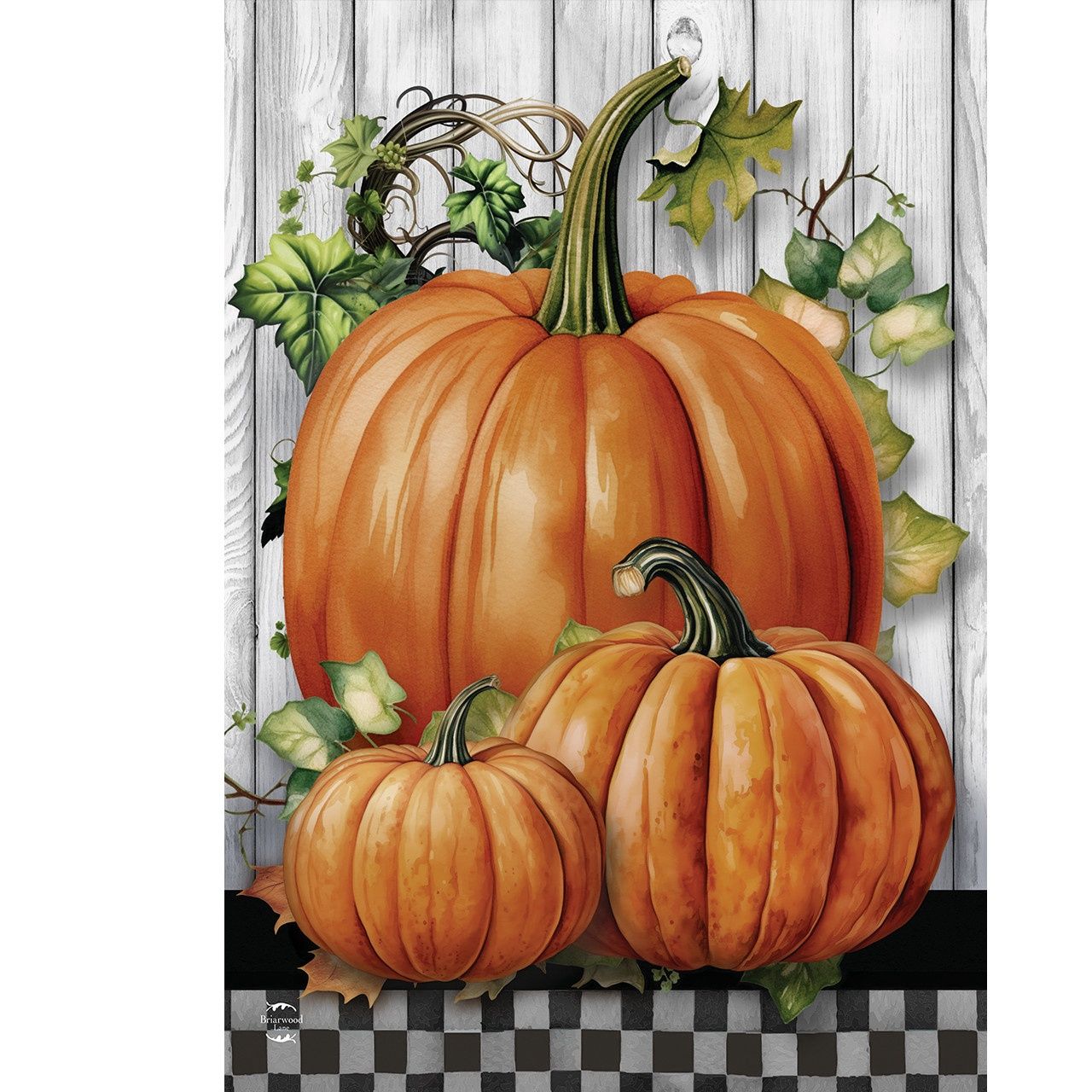 Country Pumpkins Garden Flag