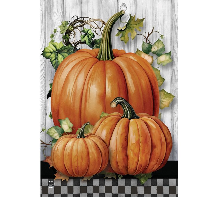 Country Pumpkins Garden Flag