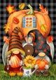 Fall Gnome Home Humor Garden Flag
