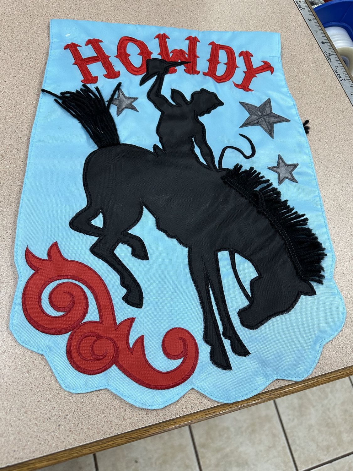 Howdy Garden Flag