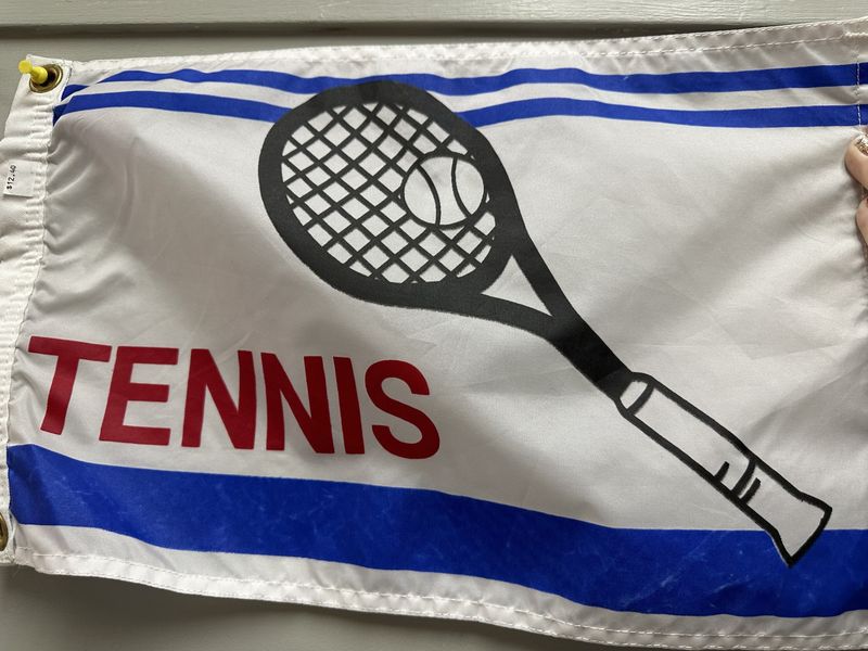 Tennis Boat Flag