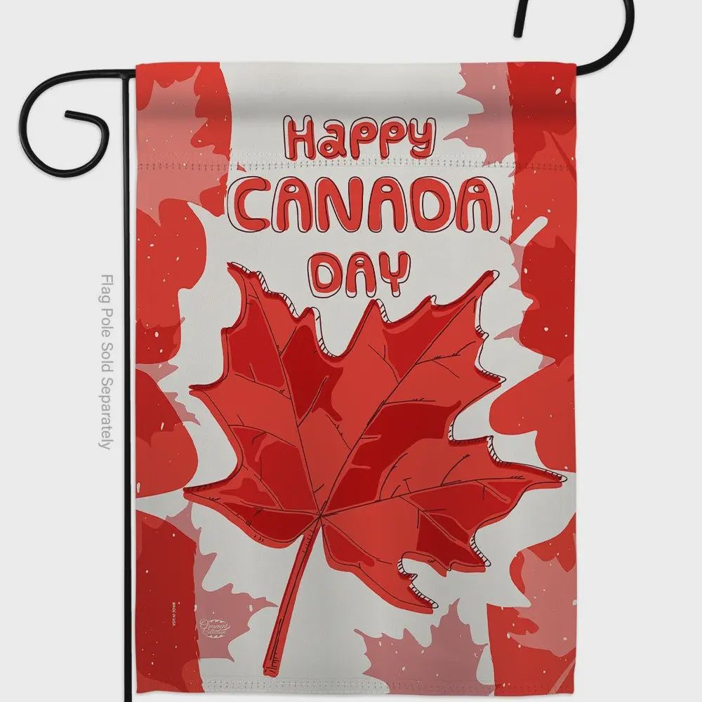 Maple Canada Day Garden Flag