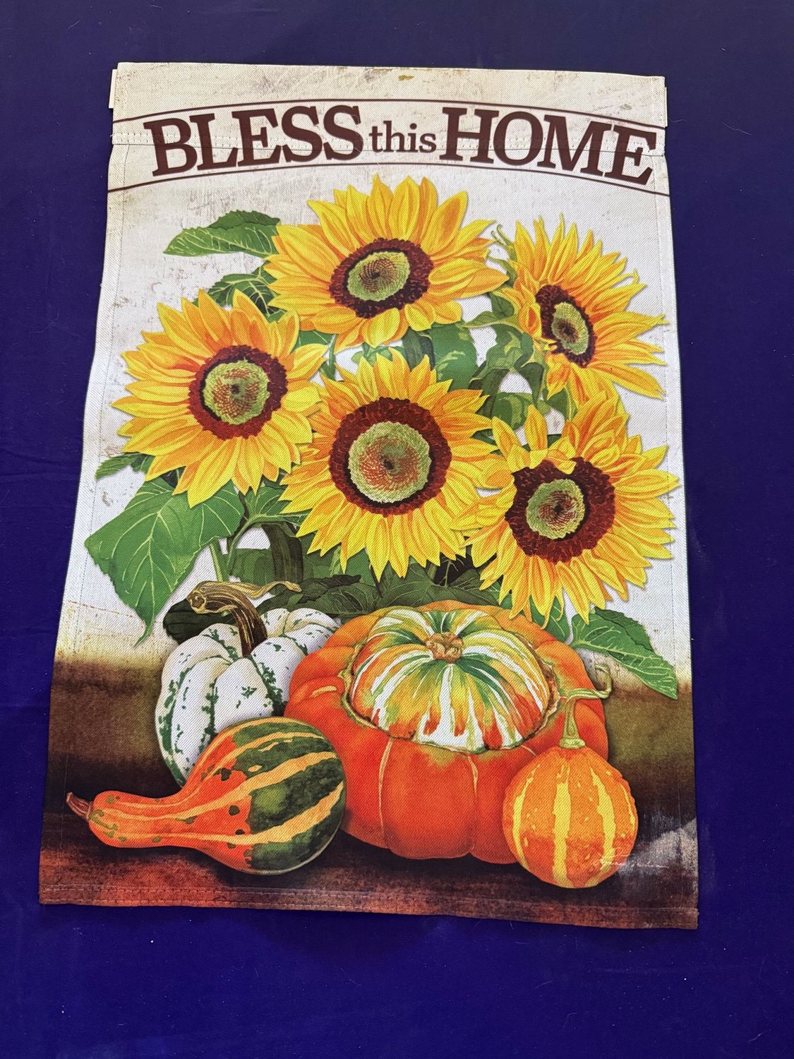 Bless this Home Sunflowers Garden Flag
