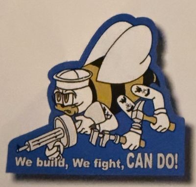 SeaBees, We Build, We Fight Magnet