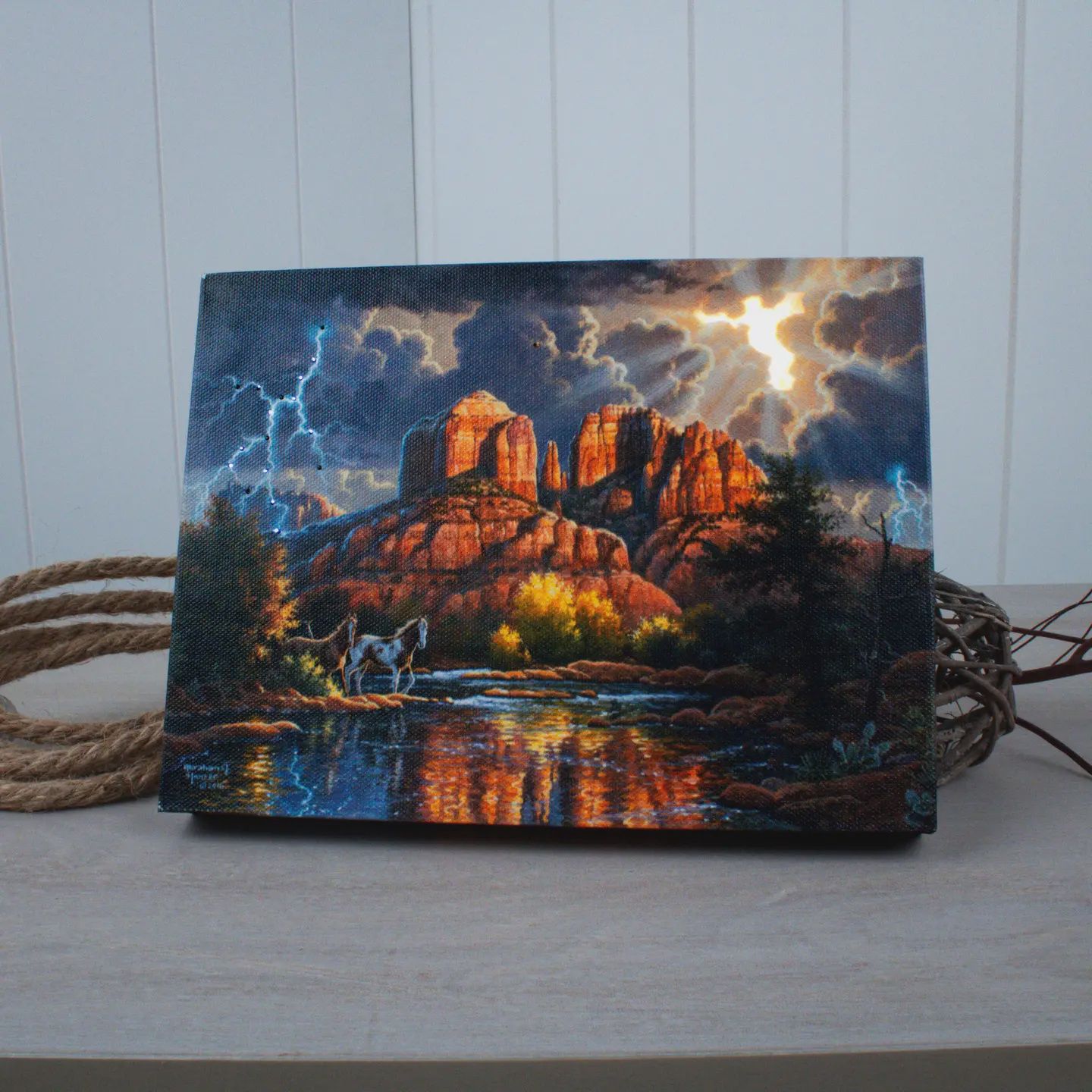 Sedona Majesty Lighted Tabletop Canvas