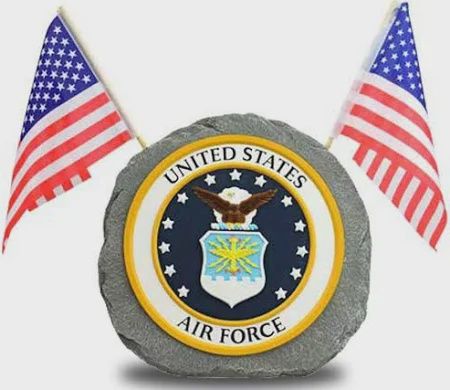 Air Force Garden Stone