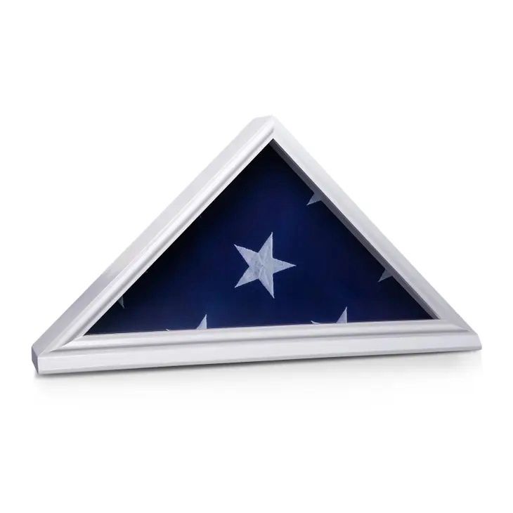 Burial Flag Display Case, Colour: White