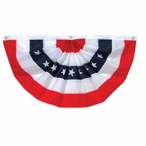 Bunting, Size: Small 18"x 3'