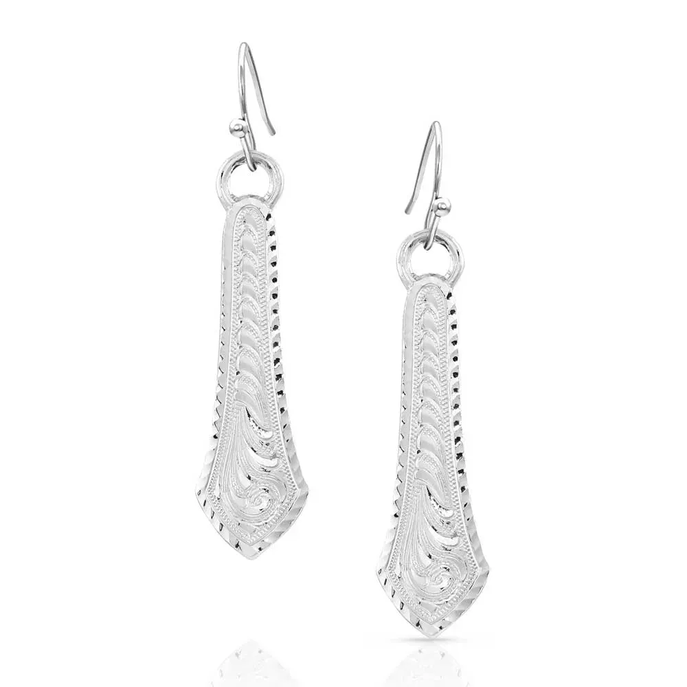 Earrings West Bound Silver