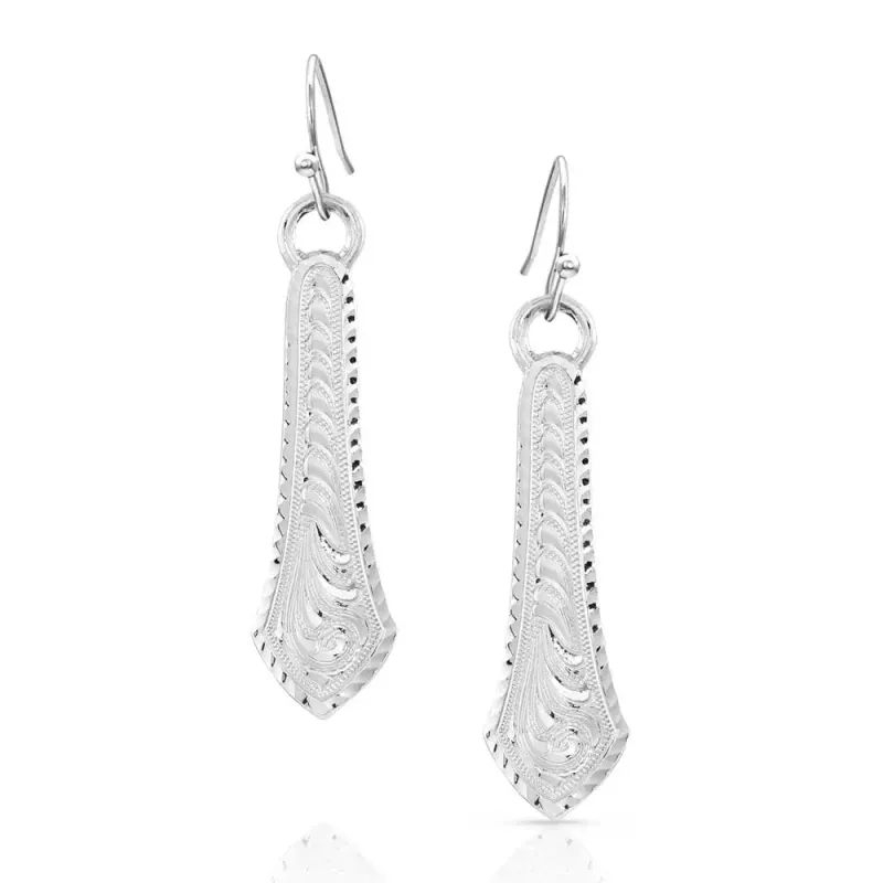 Earrings West Bound Silver