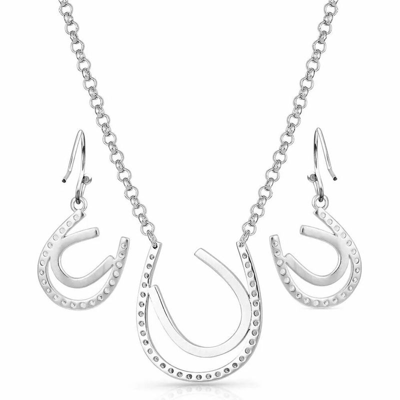 Set Tippings Luck Sparkly Horseshoes