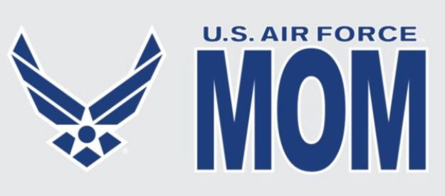 Outdoor Decal, Pattern: Air Force Mom