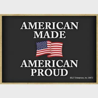 American Made American Proud  Wood Magnet