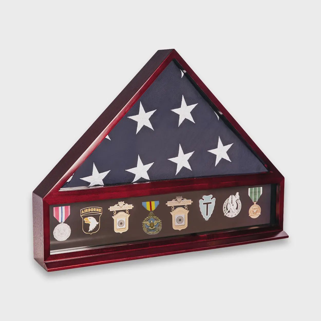 Flag and Medal Case For 3' X 5' Flag
