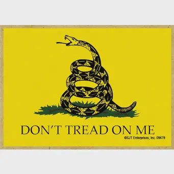 Don't Tread On Me FlagWood Magnet