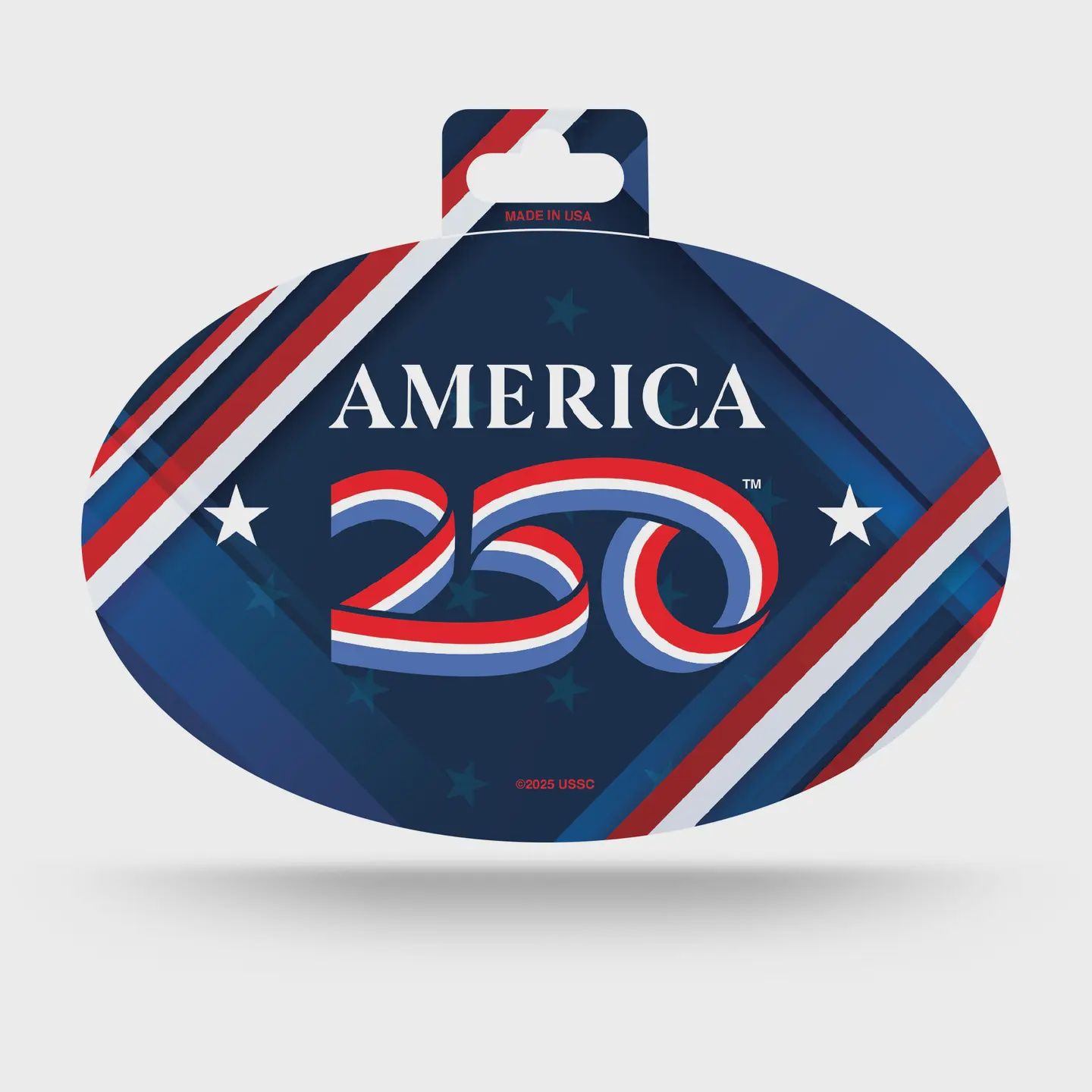 USA America 250 Oval Sticker