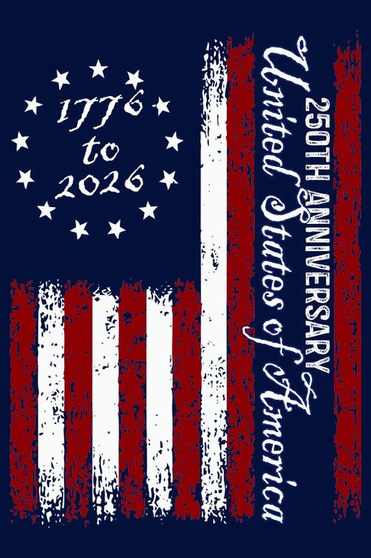 America 250th Anniversary 1776 Magnet