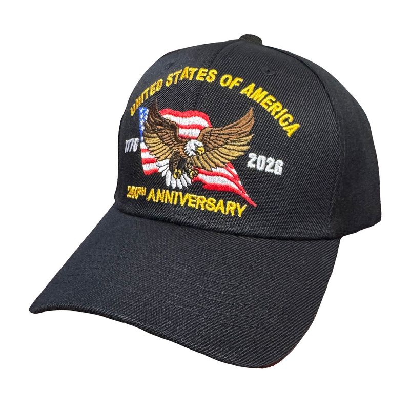 250th Anniversary Black Ball Cap