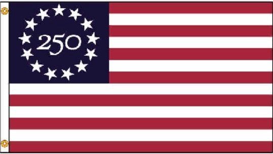 American 250 Betsy Ross Nylon Flag