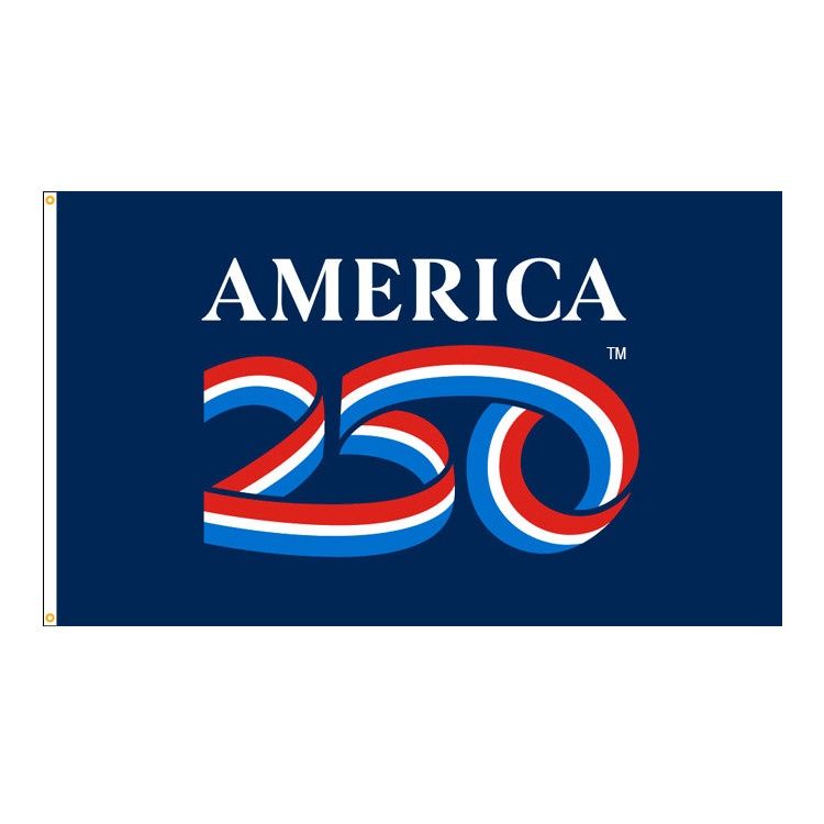 America 250 Blue Nylon Flag