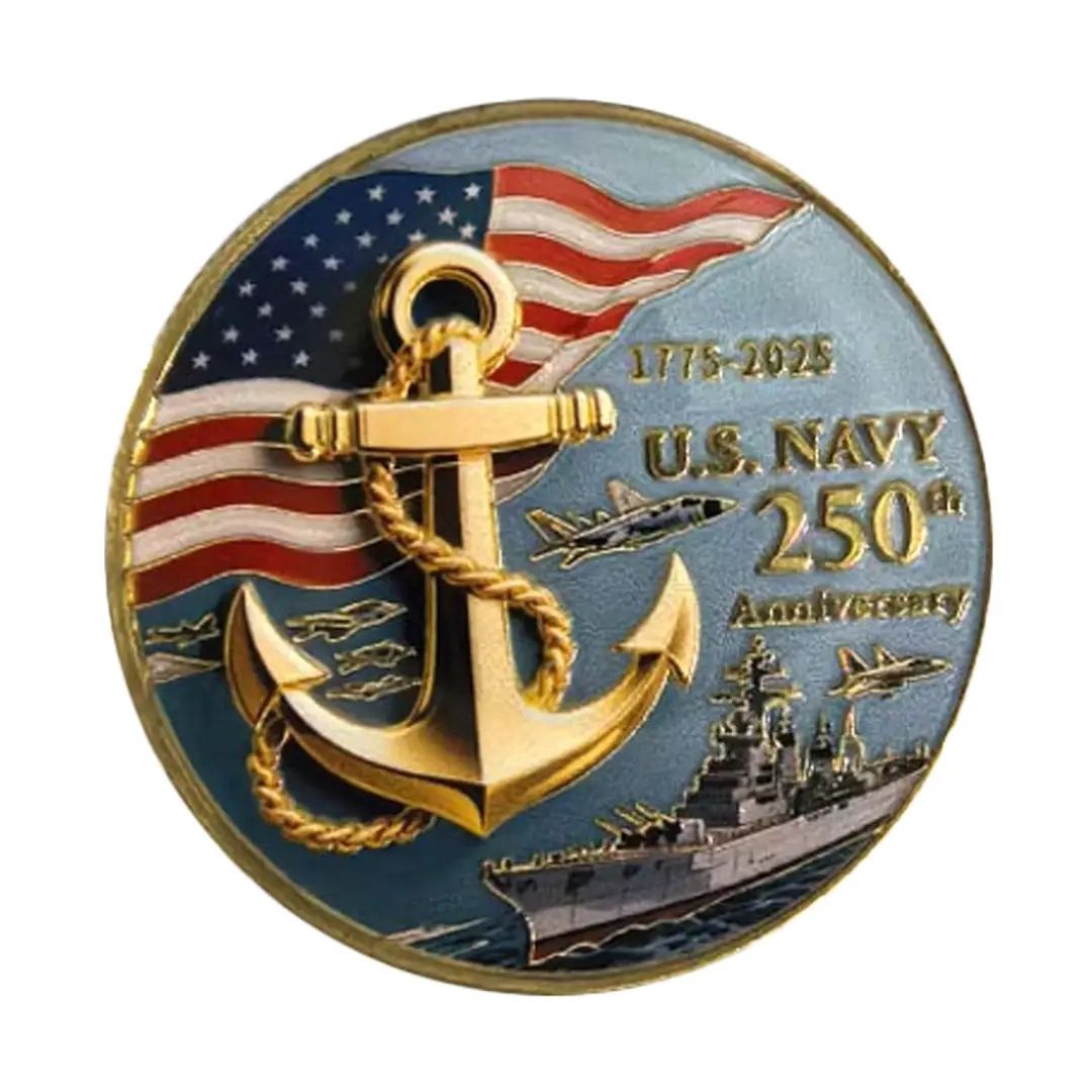 US Navy 250th Anniversary Commemorative Coin