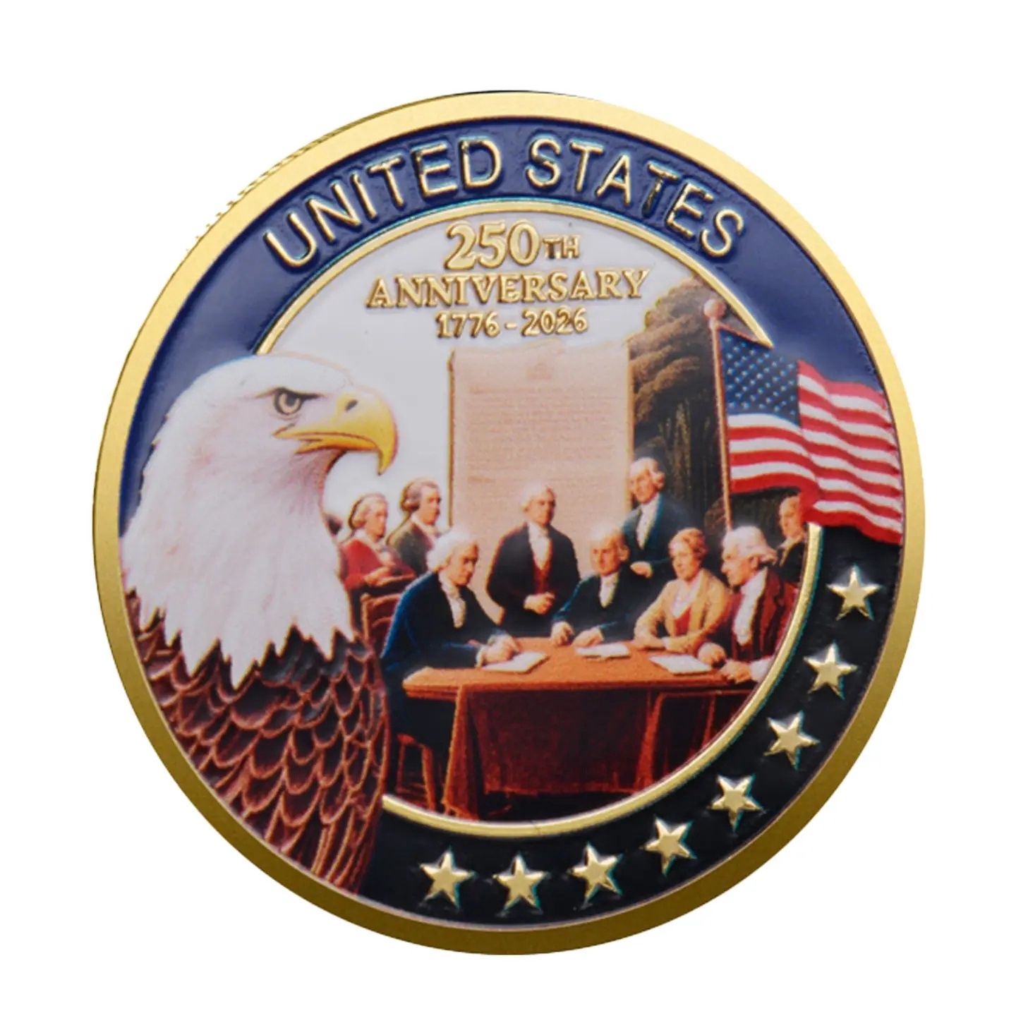 Founding Fathers 250 Anniversary Coin