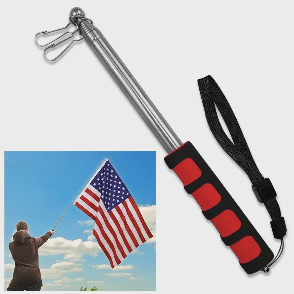 5ft Hand-Held Collapsible Flag Pole 5ft Hand-Held Collapsible Flag Pole