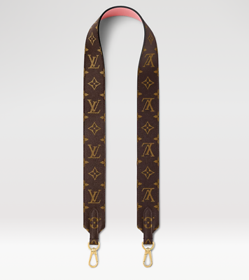 Bandoulière Monogram Rose Strap