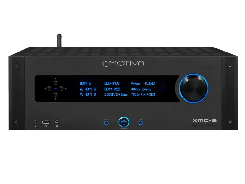 Emotiva XMC-2+ 16 Channel 9.1.6 Discrete Dolby Atmos & DTS:X Cinema Processor