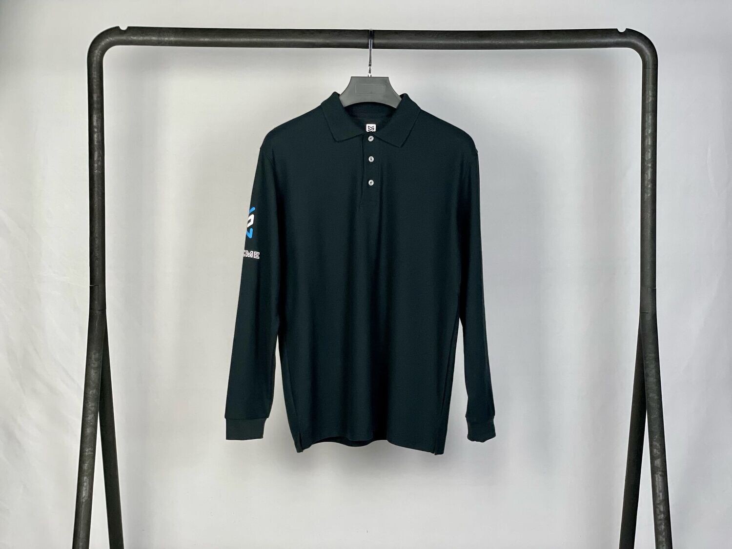 TGX CLASSIQUE Long Sleeve Polo NOIR
