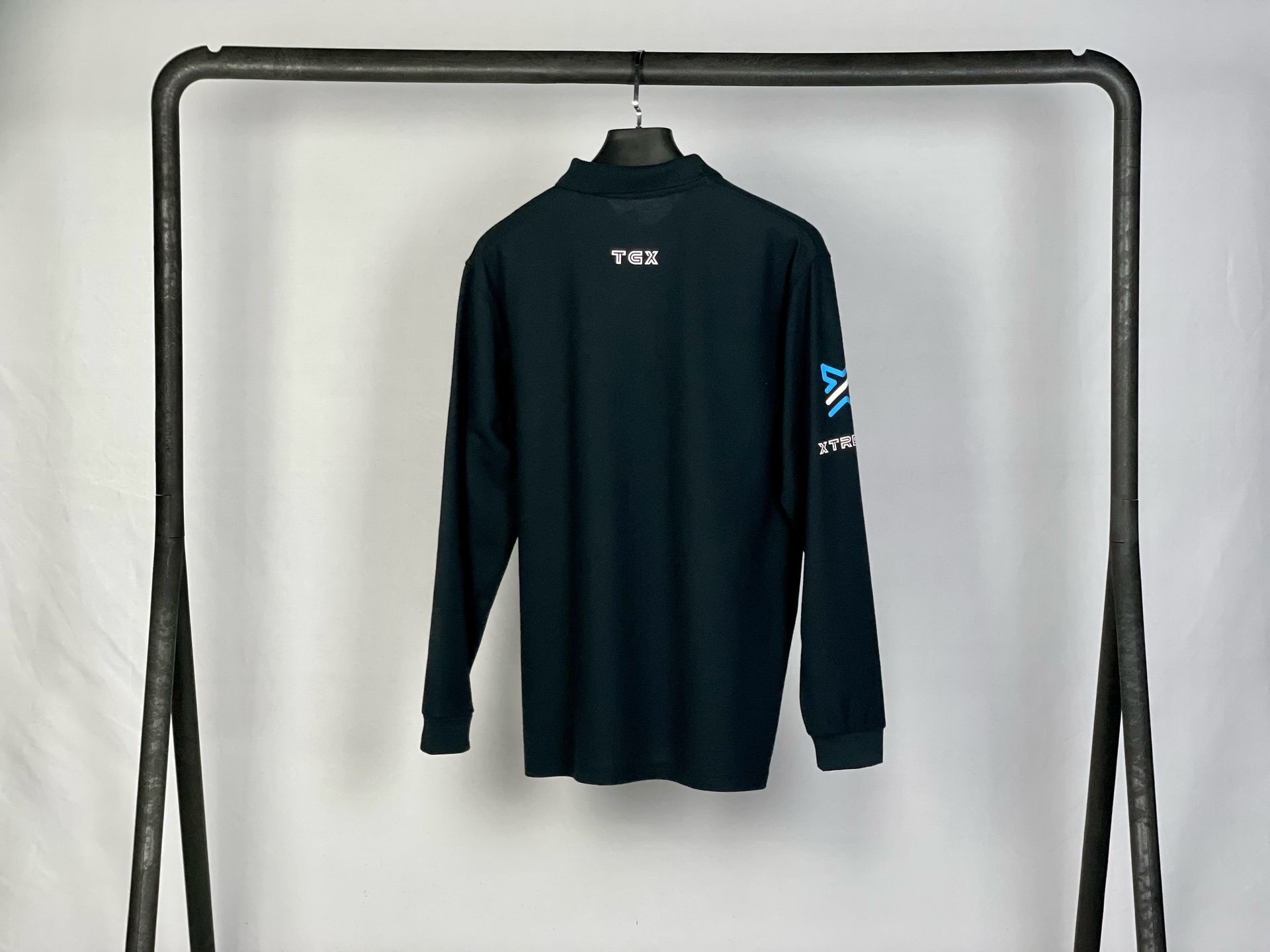 TGX CLASSIQUE Long Sleeve Polo NOIR