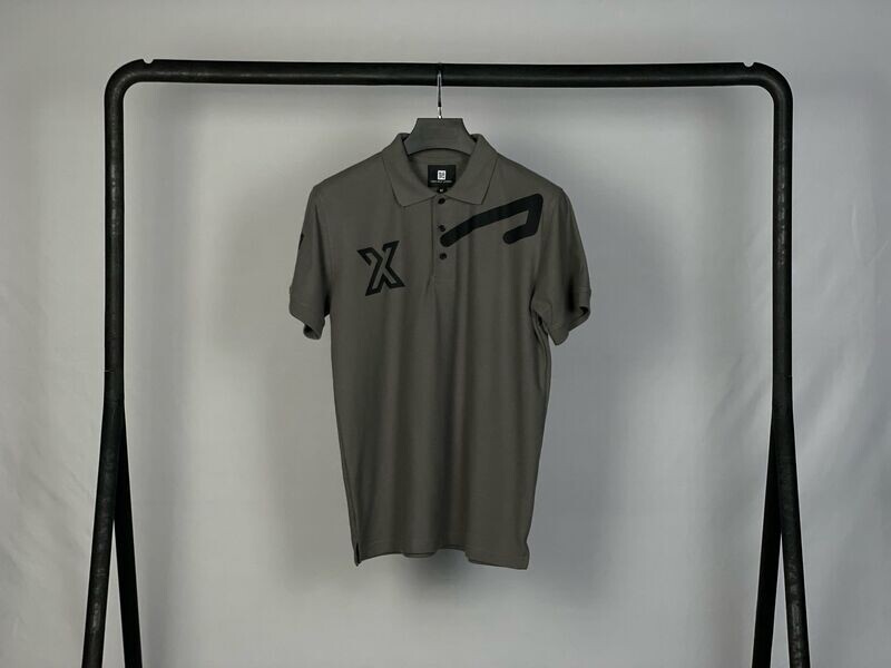 TGX CLASSIQUE Slim Fit Polo CHARCOAL