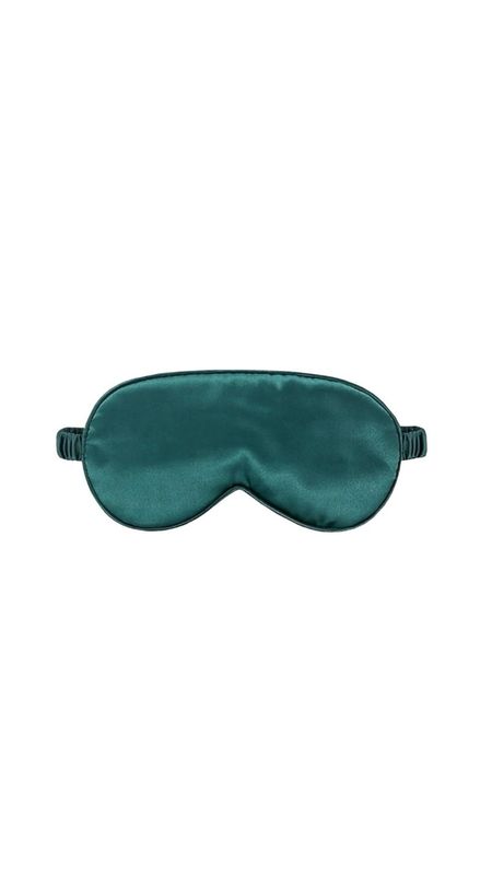 Emerald Green Satin Sleep Mask