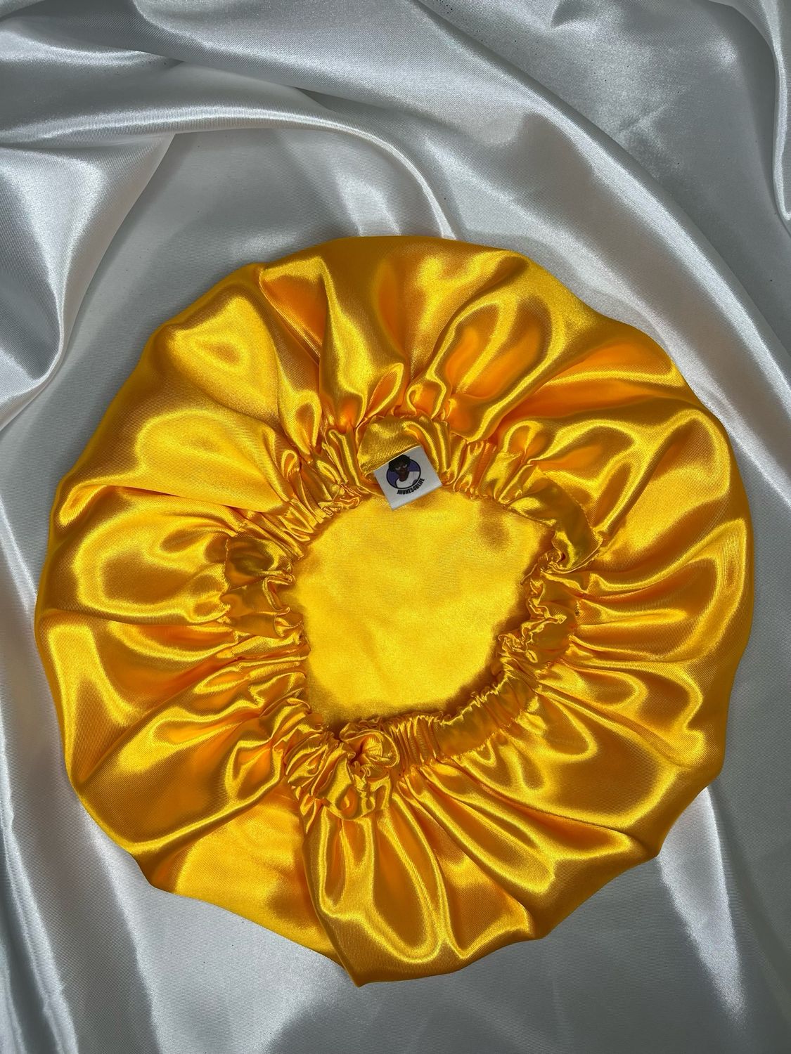 Yellow Satin Bonnet