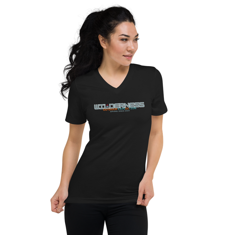 Unisex Short Sleeve V-Neck T-Shirt