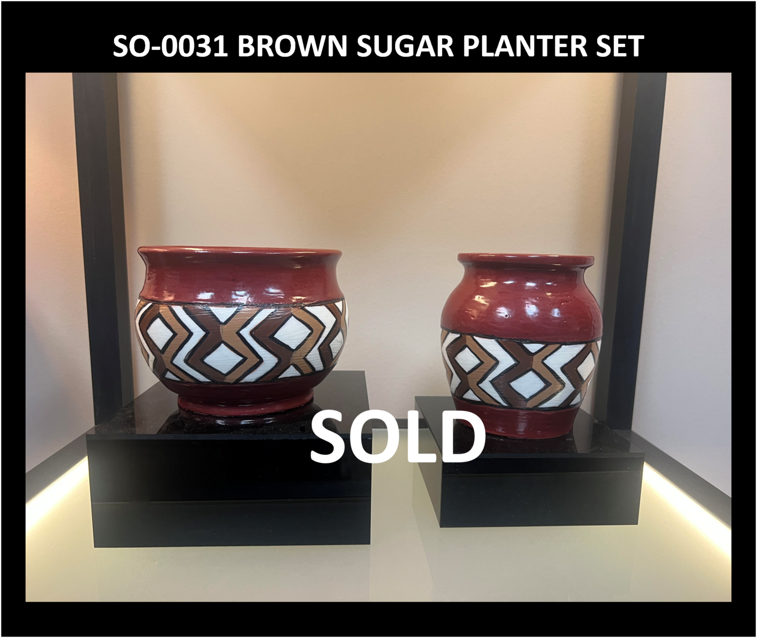 SO-0031 BROWN SUGAR PLANTER SET