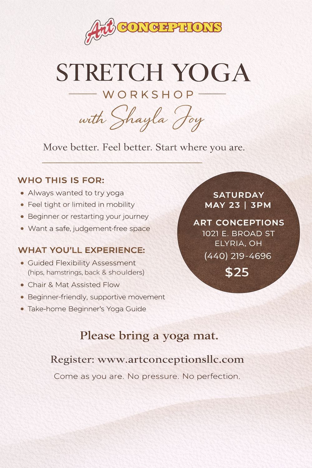 STRETCH YOGA WORKSHOP by Shayla Joy