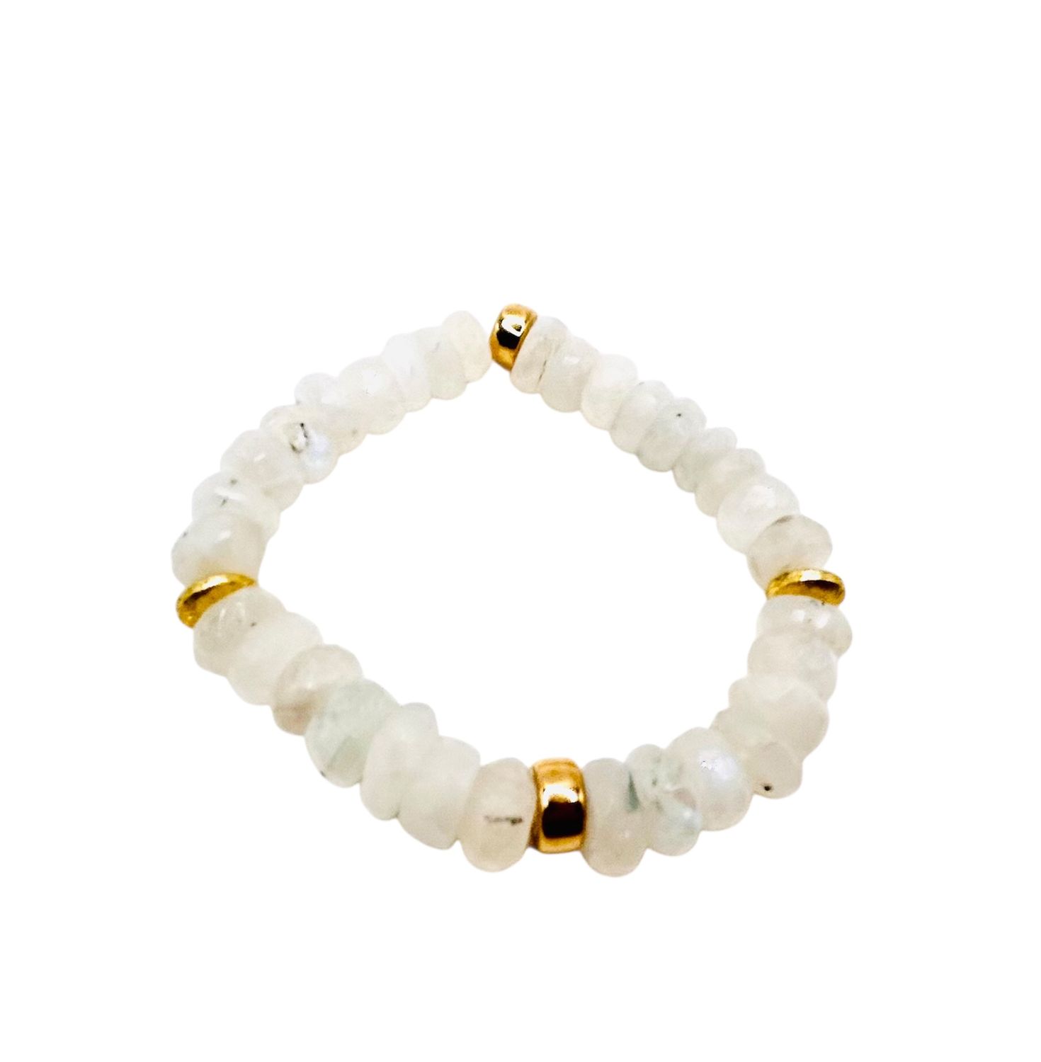 Moonstone and Gold Bracelet