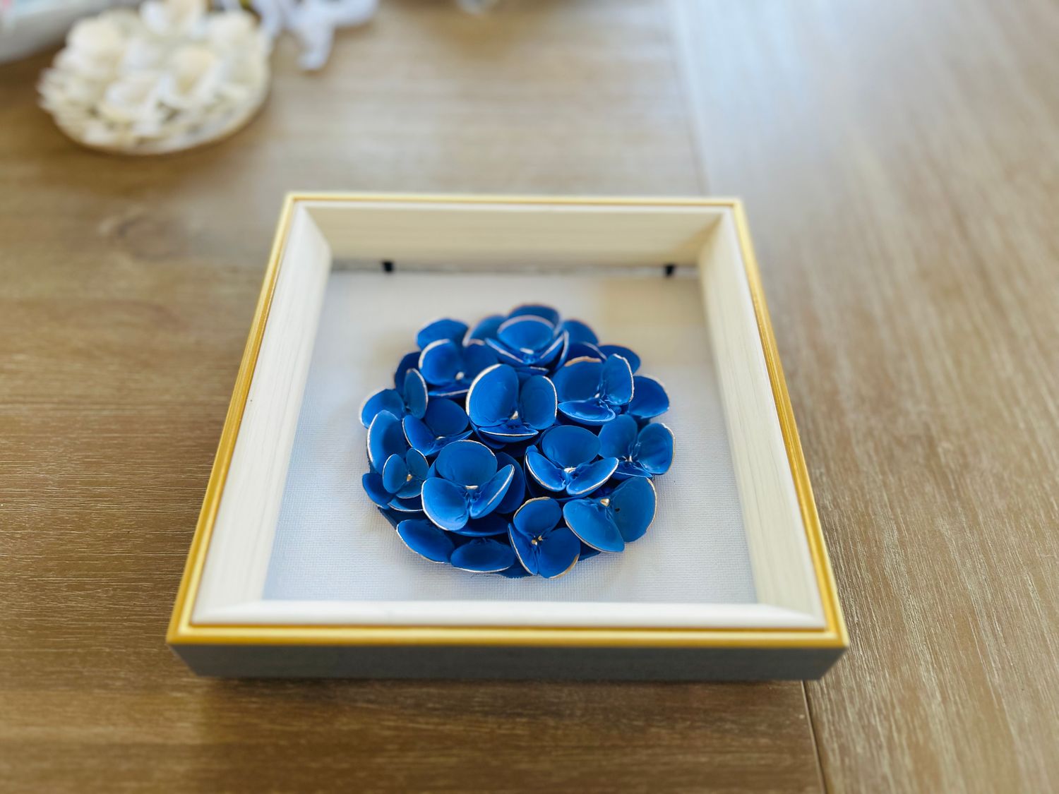 Argo Blue on White Canvas