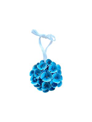Blue Sea Petals Ornament