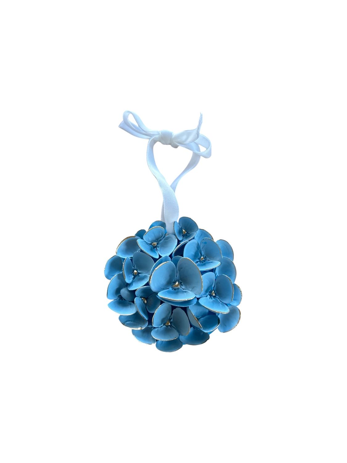 Blue Sea Petals Ornament